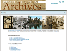 Tablet Screenshot of collections.westchestergov.com
