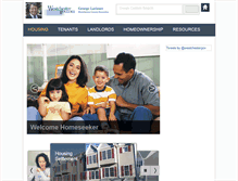 Tablet Screenshot of homes.westchestergov.com